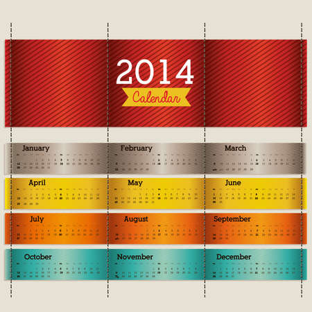 calendar design over beige background vector illustrationのイラスト素材
