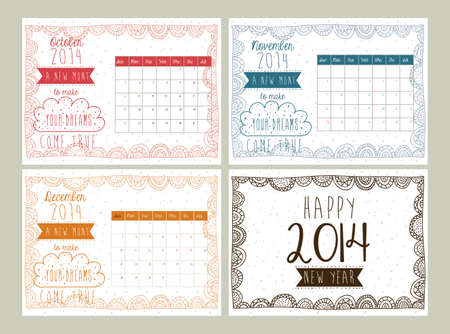 calendar design over gray  background vector illustrationのイラスト素材