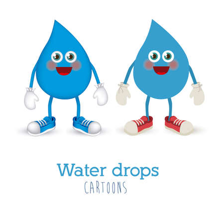 water design over white background vector illustrationのイラスト素材