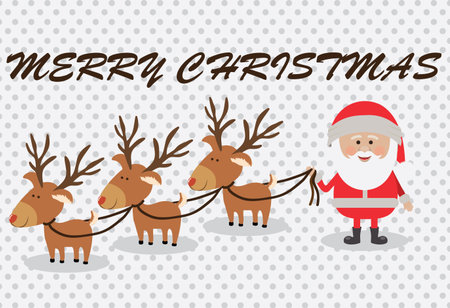 christmas design over dotted background vector illustrationのイラスト素材