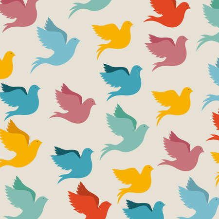 peace design over gray background vector illustrationのイラスト素材