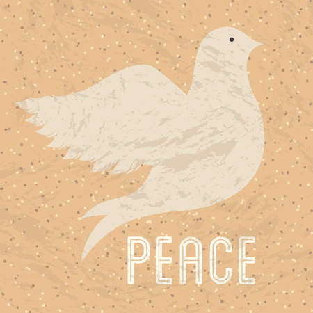 peace design over pettern  background vector illustrationのイラスト素材