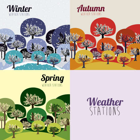weather design over beige background vector illustrationのイラスト素材