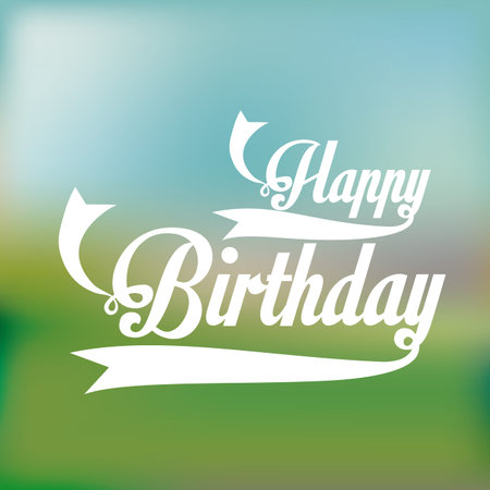 birthday  design over pattern backgrund vector illustration のイラスト素材