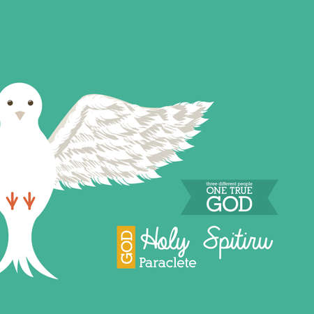 holy design over blue  background vector illustration のイラスト素材