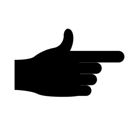 hands gesture over white  background vector illustrationのイラスト素材