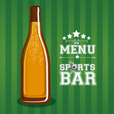bar design over green  background vector illustrationのイラスト素材