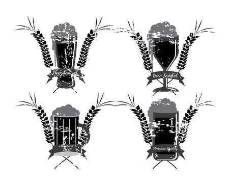 beers design over  white background vector illustration のイラスト素材