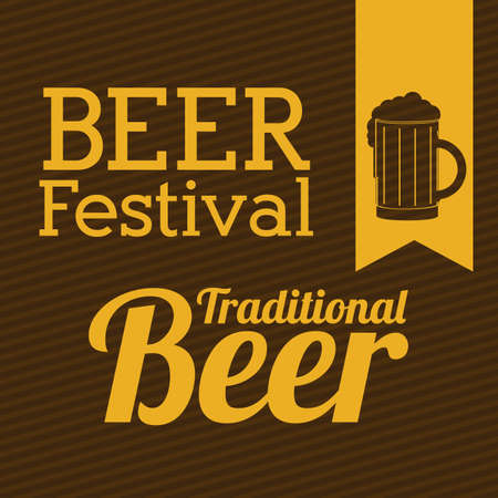 beer design over lineal background vector illustration のイラスト素材