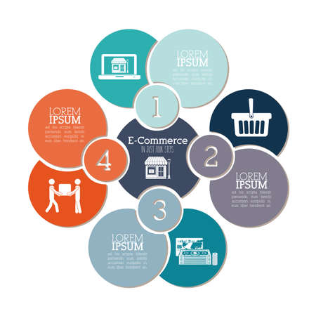 infographics design over  white  background vector illustration のイラスト素材