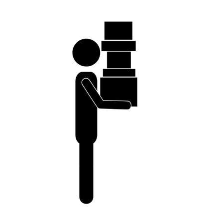 human activities over white background vector illustrationのイラスト素材