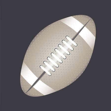 american football design over gray  background vector illustration のイラスト素材