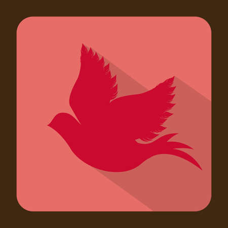 birds design over brown background vector illustrationのイラスト素材