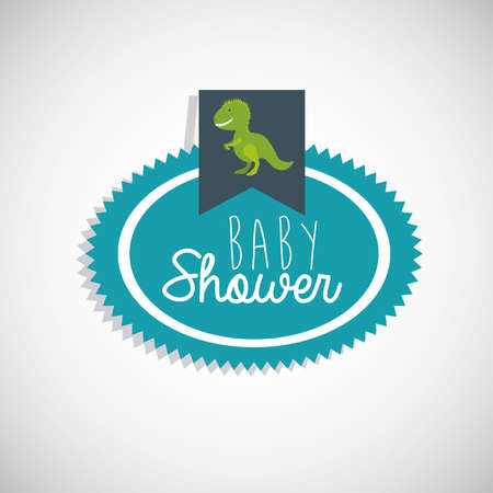 baby design over gray background vector illustrationのイラスト素材