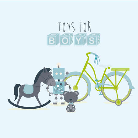 baby design over blue background vector illustrationのイラスト素材