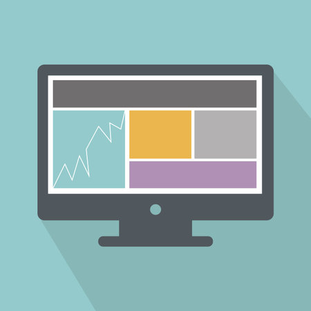 technology design over blue background vector illustration