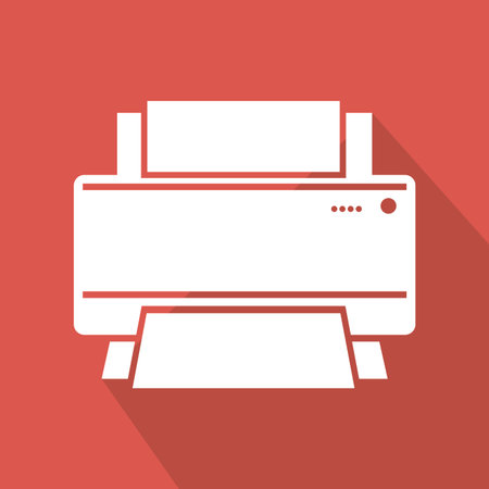 technology design over red  background vector illustration