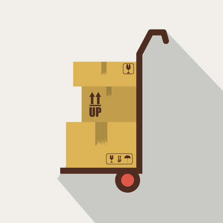 delivery design over white  background vector illustrationのイラスト素材