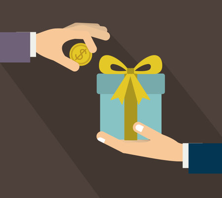 shopping design over  black background vector illustrationのイラスト素材