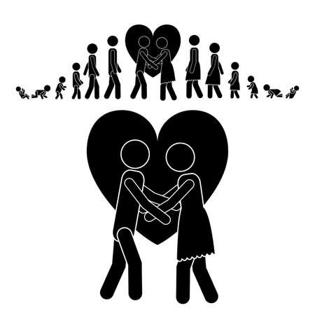 family design over  white background vector illustration  のイラスト素材