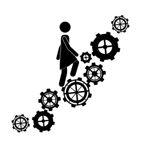 teamwork design over white   background vector illustration のイラスト素材
