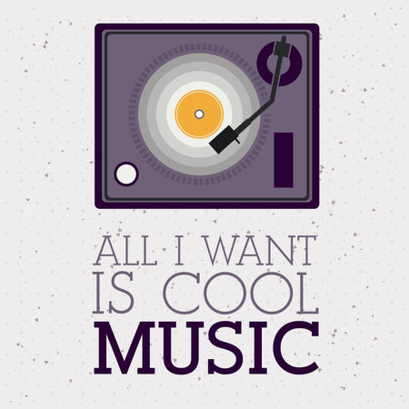 love music design over pattern background vector illustration  