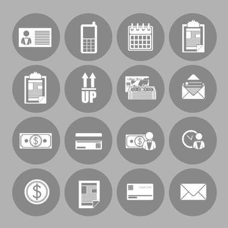 business design  over  gray background vector illustrationのイラスト素材