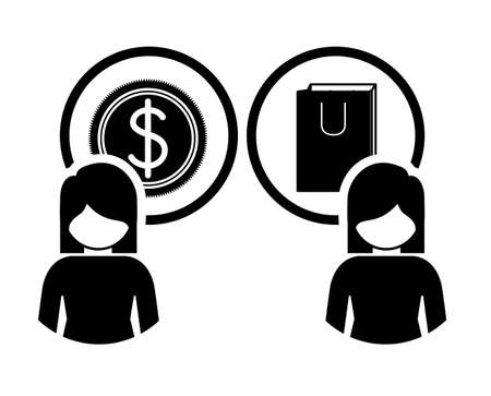 business design  over white  background vector illustrationのイラスト素材