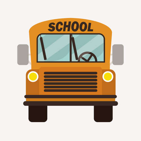 Ilustración de school design over white background vector illustration - Imagen libre de derechos