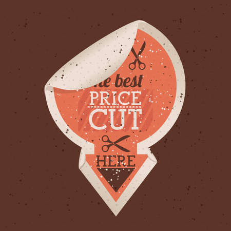 shopping design over  brown  background vector illustrationのイラスト素材