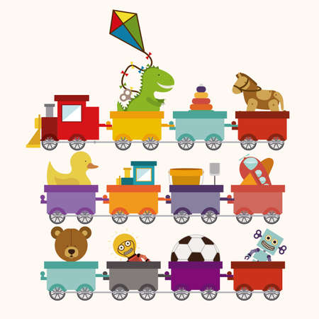 baby toys design のイラスト素材