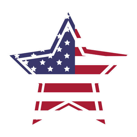 usa design over white  background vector illustration のイラスト素材