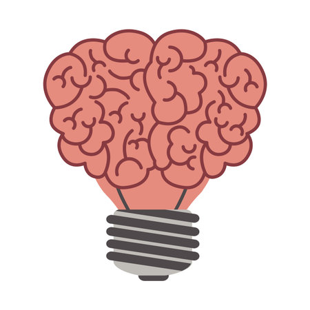 bulb design over white background, vector illustration
