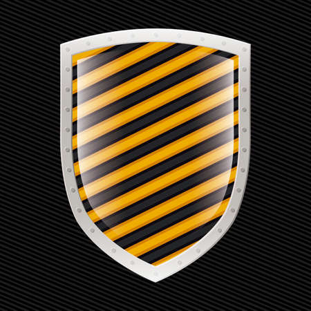 Security design over black background, vector illustrationのイラスト素材