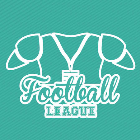 American football design over green background,vector illustrationのイラスト素材