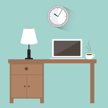 Office design, vector illustrationのイラスト素材