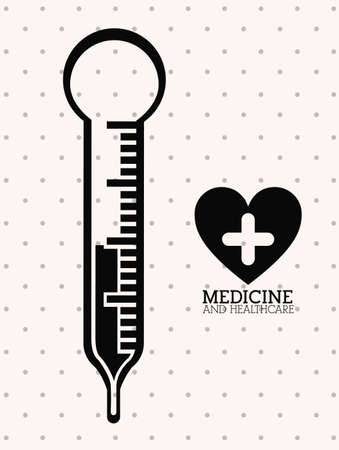 Medical design over white background, vector illustrationのイラスト素材