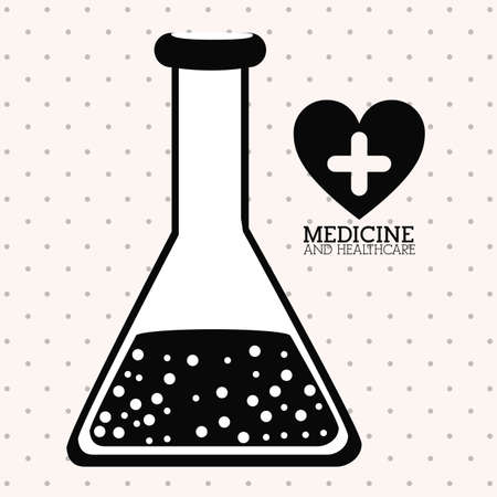 Medical design over white background, vector illustrationのイラスト素材