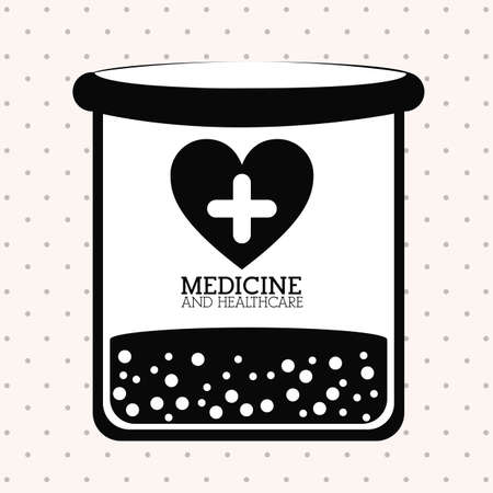 Medical design over white background, vector illustrationのイラスト素材