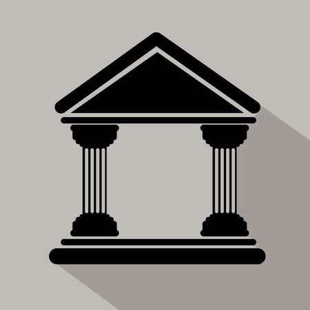 University icon, vector illustrationのイラスト素材