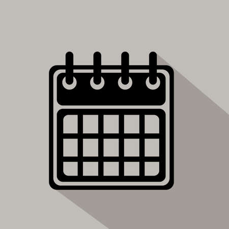 Calendar icon, vector illustrationのイラスト素材