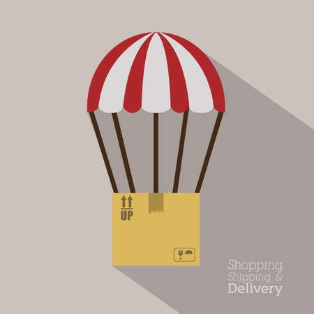Delivery design over gray background,vector illustrationのイラスト素材