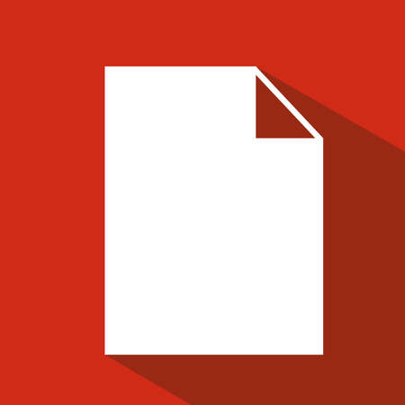 Mail design over red background, vector illustrationのイラスト素材