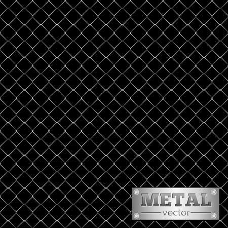 Metal design over  background, vector illustrationのイラスト素材