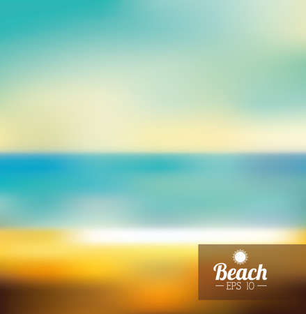 Summer design over blur background, vector illustrationのイラスト素材