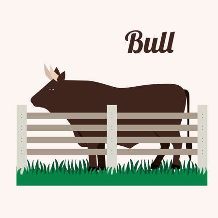 Barn design over white background, vector illustrationのイラスト素材