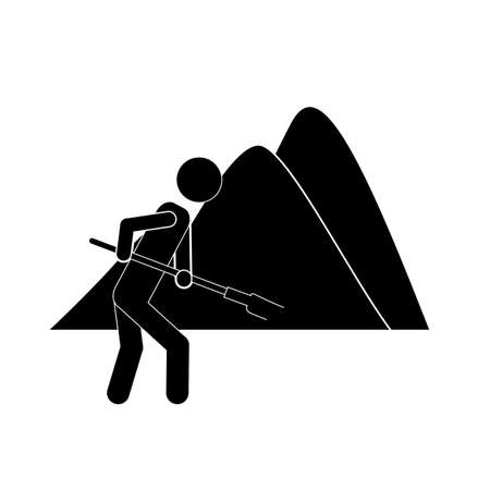 Occupations design over white background, vector illustrationのイラスト素材