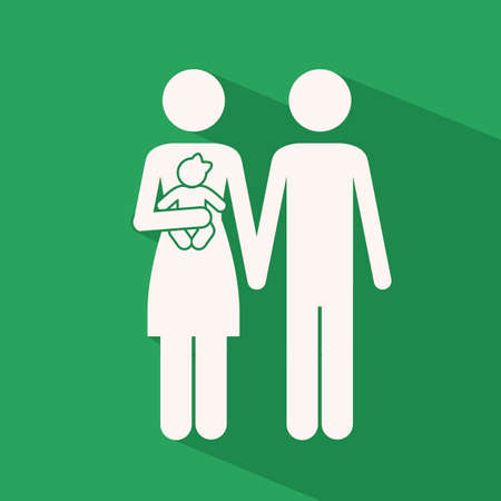 Love design over greenbackground,vector illustrationのイラスト素材