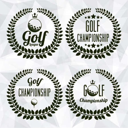 Golf design over background, vector illustrationのイラスト素材