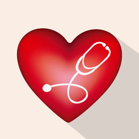 Medical design over beige background, vector illustrationのイラスト素材